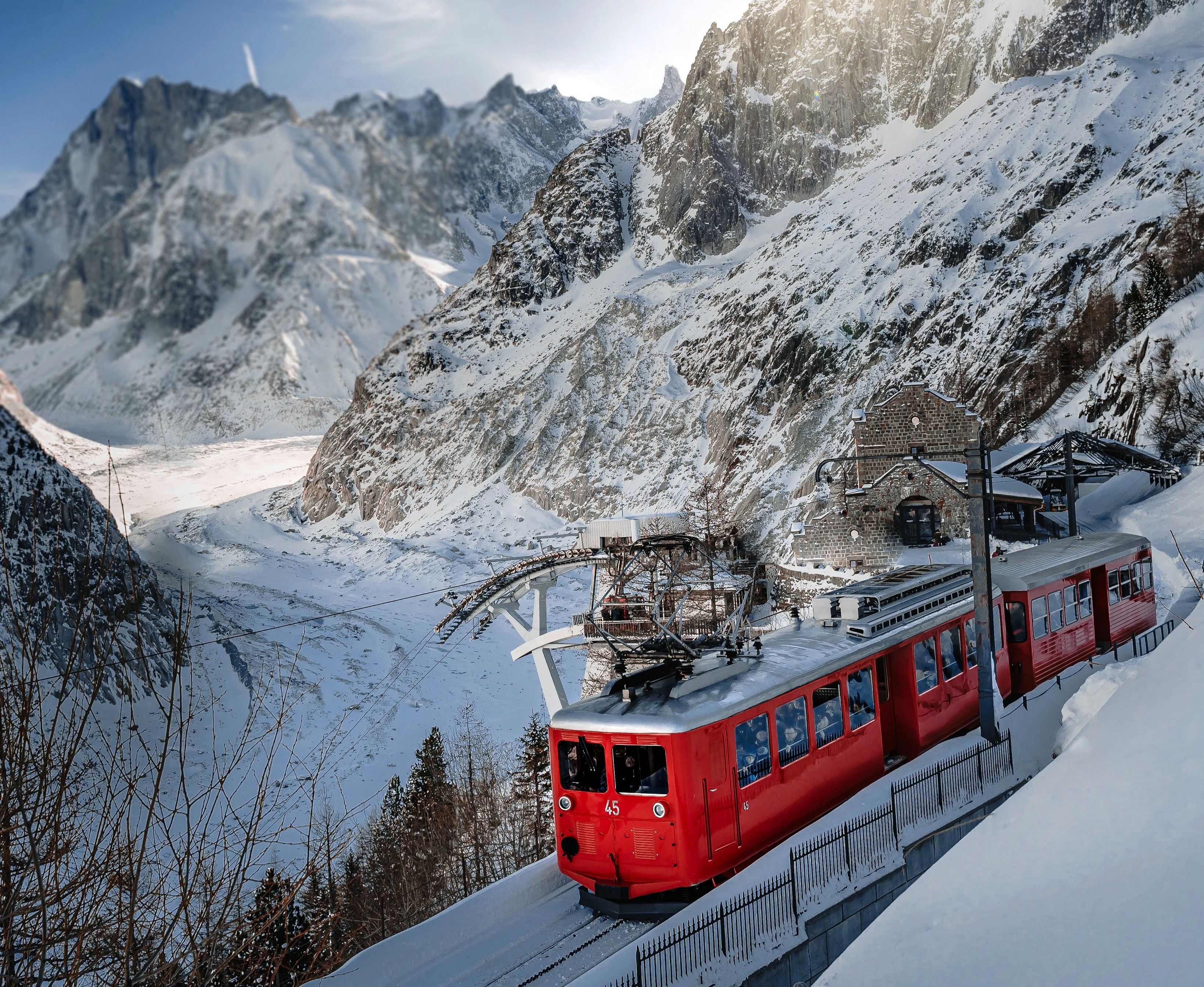 Montenvers train to Mer de Glace